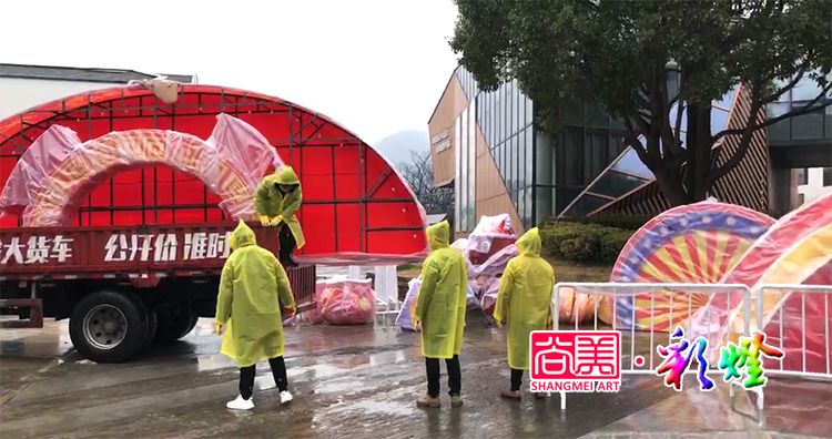 2022年春節(jié)蘇州彩燈——跨越2400公里，運(yùn)輸彩燈到甲方指定安裝地